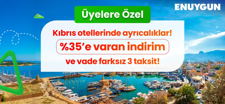 Kıbrıs otellerinde üyelere özel ayrıcalıkları kaçırma!